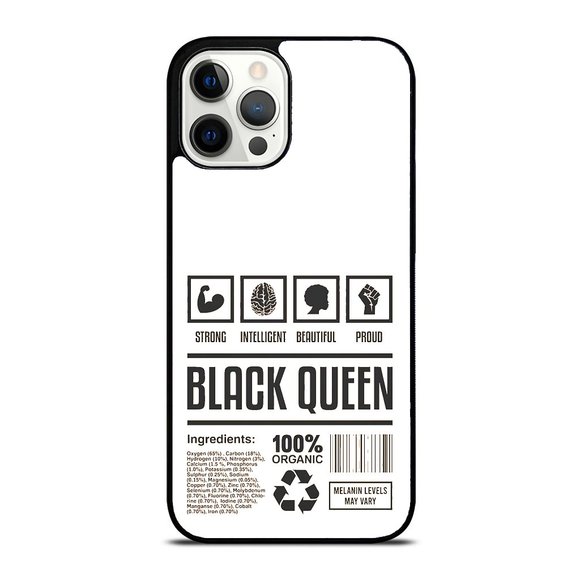 Black Queen African American Gift BLM Melanin iPhone Case - Picture 1 of 1